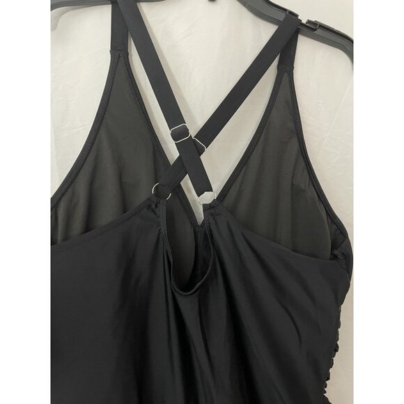 Blooming Jelly Swim Dress Swimsuit One Piece Tummy Control Black Size 3XL NWT - Picture 13 of 14
